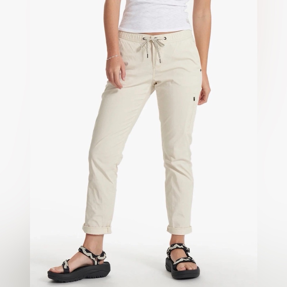 Vuori Ripstop Outdoor Camping Hiking Pants in Cream